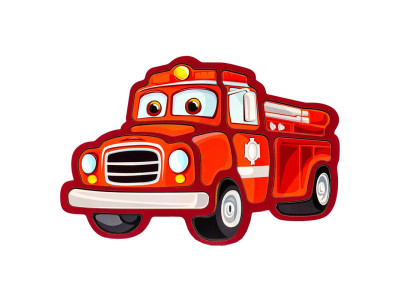 Дитячий пазл-вкладиш "Пожежна машина" Puz-22967 12 елементів