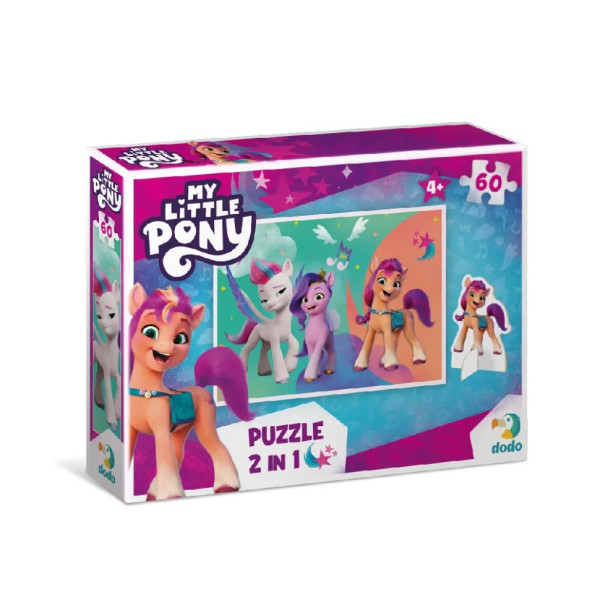 Дитячі Пазли My Little Pony "Пригоди Санні Піпп та Зіпп" DoDo 200138 60 елементів з фігуркою Дитячі Пазли My Little Pony "Пригоди Санні Піпп та Зіпп" DoDo 200138 60 елементів з фігуркою
