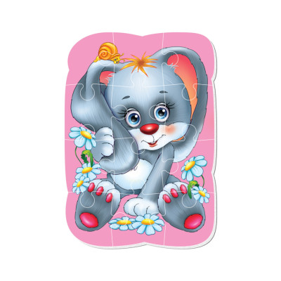 Магнітні пазли Малюк зможе "Зайчик" Vladi toys VT3301-03 А5 Укр