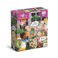 Дитячий пазл Шукай та знаходь "Квітуча весна" 300664 80 елементів