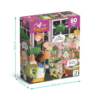 Дитячий пазл Шукай та знаходь "Квітуча весна" 300664 80 елементів