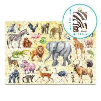 Дитячий пазл "Тварини Сафарі" 300637 200 елементів
