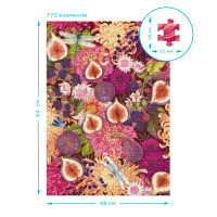 Пазл класичний Easy-XL "Ботаніка. Інжир та квіти" 300615 770 елементів