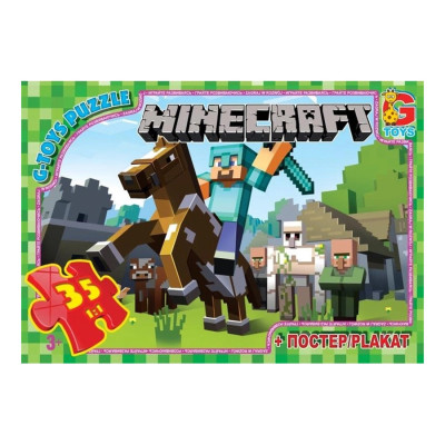 Пазли дитячі "Minecraft" Майнкрафт MC773, 35 елементів