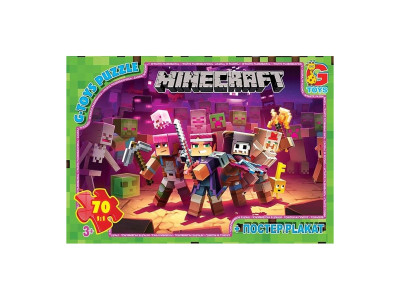 Пазли дитячі "Minecraft" Майнкрафт MC789, 70 елементів