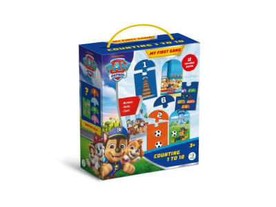 Пазл дитячий "Paw Patrol лічба від 1 до 10" 200621 20 елементів