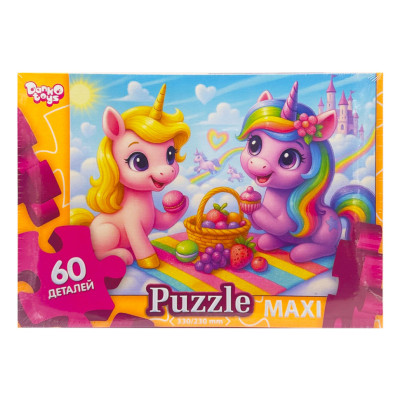 Дитячі пазли-максі "Поні на пікнику" Mx60-12-01 60 елементів