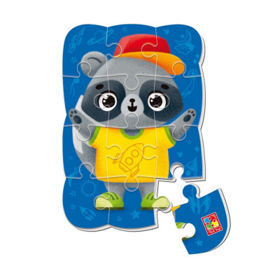 Дитячий магнітний пазл "Єнот" VT3205-91 12 елементів