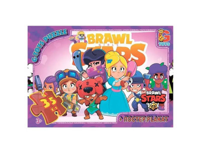 Дитячий пазл "Brawl Stars" BS362 постер 35 елементів