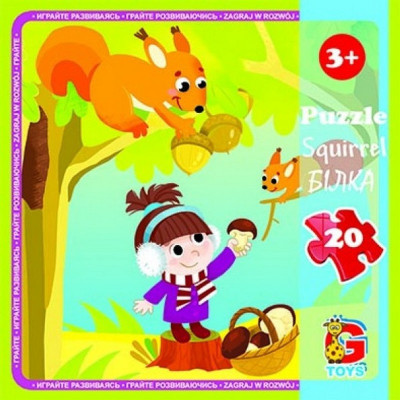 Дитячий пазл "Лісові мешканці" LR06 20 елементів