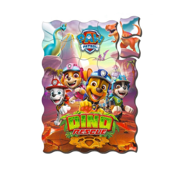 Дитячі магнітні пазли "Щенячий патруль Динопригода" ML4034-35 35 магнітних елементів