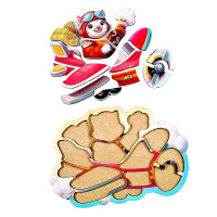 Деревяний контурний пазл "Котик пілот" (ПСД281) PSD281