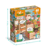 Дитячий пазл Шукай та знаходь "Дарунки осені" 300666 80 елементів Дитячий пазл Шукай та знаходь "Дарунки осені" 300666 80 елементів