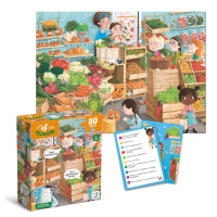 Дитячий пазл Шукай та знаходь "Дарунки осені" 300666 80 елементів Дитячий пазл Шукай та знаходь "Дарунки осені" 300666 80 елементів