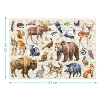 Дитячий пазл "Лісові тварини" 300638 200 елементів