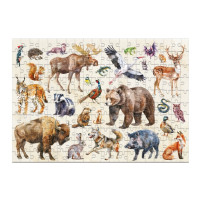 Дитячий пазл "Лісові тварини" 300638 200 елементів