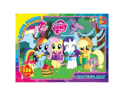 Дитячий пазл "My little Pony" MLP012 постер 117 елементів
