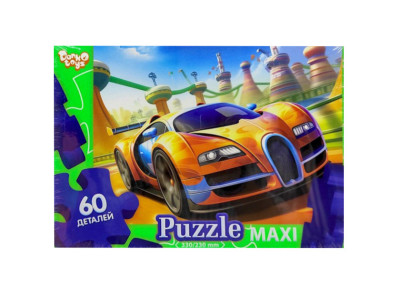 Пазл класичний "Спорткар" Mx60-11-10 60 елементів