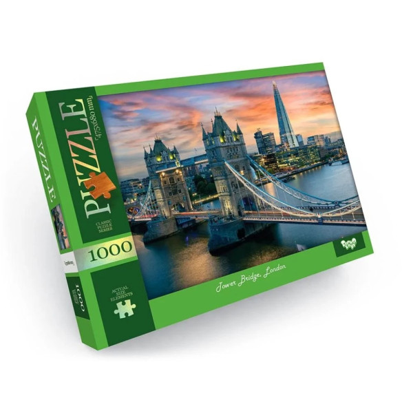 Пазл "Tower Bridge London" Danko Toys C1000-12-06 1000 ел. Пазл "Tower Bridge London" Danko Toys C1000-12-06 1000 ел.