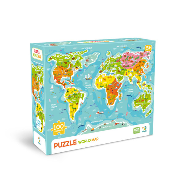 Пазли класичні "Карта світу" 300704 100 елементів