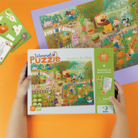 Дитячий Віммельпазл "Літо на селі" 300558 60 елементів