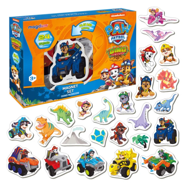 Набір магнітів Magdum ML4034-05 "Щенячий патруль. Диномісія"