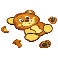 Дитячий пазл-вкладиш "Ведмедик" Puz-22956 10 елементів