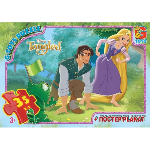 Дитячий пазл "Рапунцель" TA012 плакат 35 елементів Дитячий пазл "Рапунцель" TA012 плакат 35 елементів