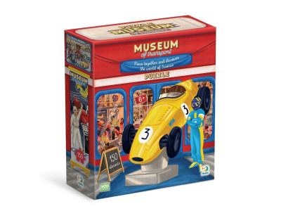 Дитячий віммельпазл "Музей Транспорту" 300640 150 елементів