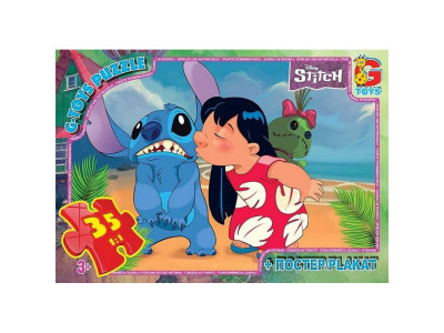 Дитячий пазл "Stitch" SC603 постер 35 елементів Дитячий пазл "Stitch" SC603 постер 35 елементів