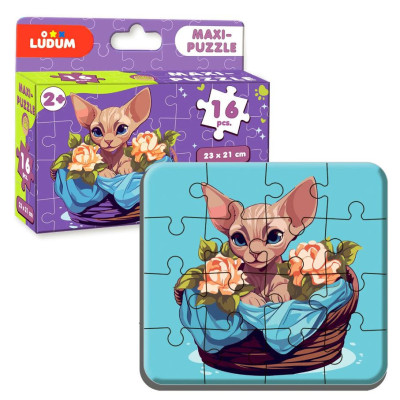 Пазл дитячий максі "Котик 2" ME5032-03 16 великих елементів