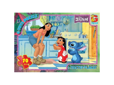 Дитячий пазл "Stitch" SC606 постер 70 елементів
