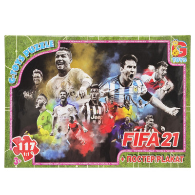 Дитячий пазл "FiFa" FI01 картон постер 117 елементів