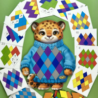 Розвиваючий пазл-вкладиш "Гепард" (ПСД289) PSD289