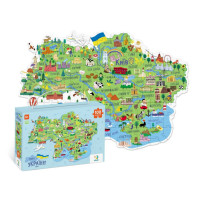 300267 Пазл «Карта України» 100 елементів 300267 Пазл «Карта України» 100 елементів