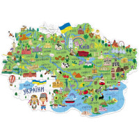 300267 Пазл «Карта України» 100 елементів 300267 Пазл «Карта України» 100 елементів