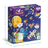 Дитячий пазл Шукай та знаходь "Шалений космос" 300668 100 елементів