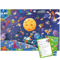 Дитячий пазл Шукай та знаходь "Шалений космос" 300668 100 елементів