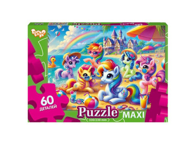 Пазл класичний "Єдинороги" Mx60-11-08 60 елементів