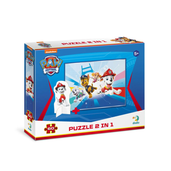 Дитячі Пазли Paw Patrol "Місія кличе" DoDo 200165 60 елементів з фігуркою