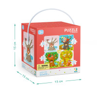 Дитячий набір пазлів "Пори року" DoDo 300125 4 в 1 Дитячий набір пазлів "Пори року" DoDo 300125 4 в 1