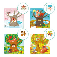 Дитячий набір пазлів "Пори року" DoDo 300125 4 в 1 Дитячий набір пазлів "Пори року" DoDo 300125 4 в 1