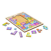 Розвиваюча деревяна іграшка "Тетріс Транспорт" Puz-22922