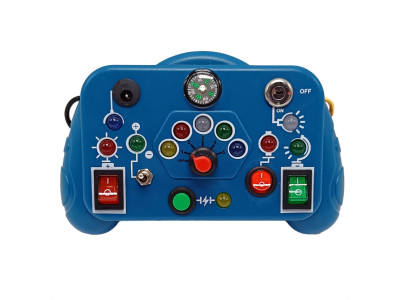 Дитячий бізіборд "Джойстик" ME-156(Blue) для розвитку дрібної моторики