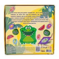 Настільна гра "Погодуй мене - крокодил" 30379 інструкція 20 фішок рулетка