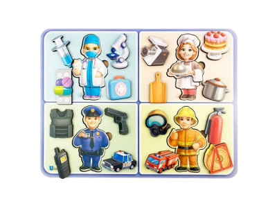 Настільна розвиваюча гра "Професії" Ubumblebees (ПСФ160) PSF160 деревяна Настільна розвиваюча гра "Професії" Ubumblebees (ПСФ160) PSF160 деревяна