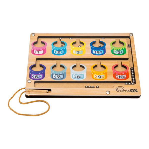 Розвиваюча іграшка "Монтессорі Баночки" Puz-30966 20 шариків