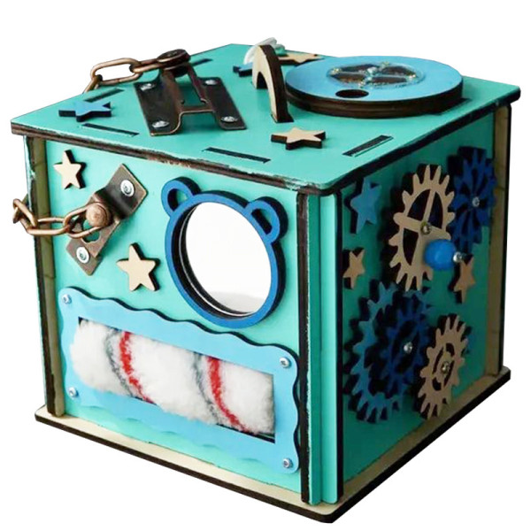 Розвивальна іграшка Бізикуб MP14685469 15 х 15 см Розвивальна іграшка Бізикуб MP14685469 15 х 15 см