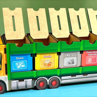 Настільна розвиваюча гра "Сортування сміття: сміттєвоз" Ubumblebees (ПСФ129) PSF129 комодик Настільна розвиваюча гра "Сортування сміття: сміттєвоз" Ubumblebees (ПСФ129) PSF129 комодик