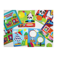 Навчальні пазли Вивчаємо форми.IQ-club для малюків 13203007 6 карт у наборі